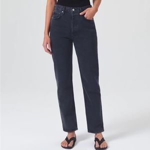 Agolde 90s Pinch Waist Jeans Black Tea 28